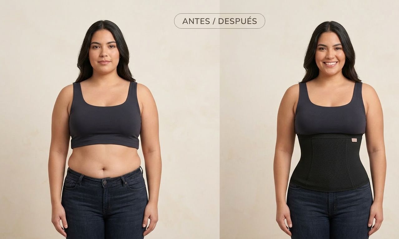 Short/Faja Moldeadora de Cintura Alta – Control Inmediato del Abdomen